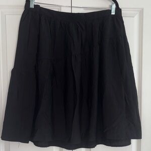 Ava & Viv Black A-Line Skirt Size 3X